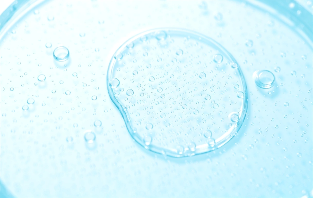 Pure serum texture closeup